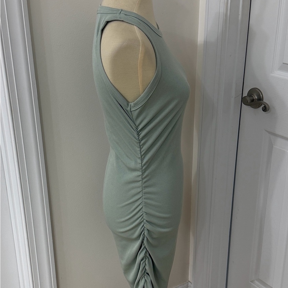 BTFBM Ribbed Side-cinched Tank Dress